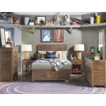 Complete Panel Bed, Full 4/6 Brown Finish Youth Beds Brown 14