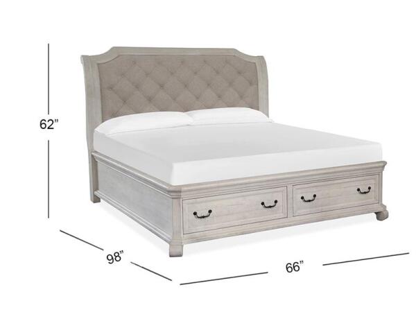 Bronwyn B4436-53 Queen Sleigh Storage Bed - Image 3