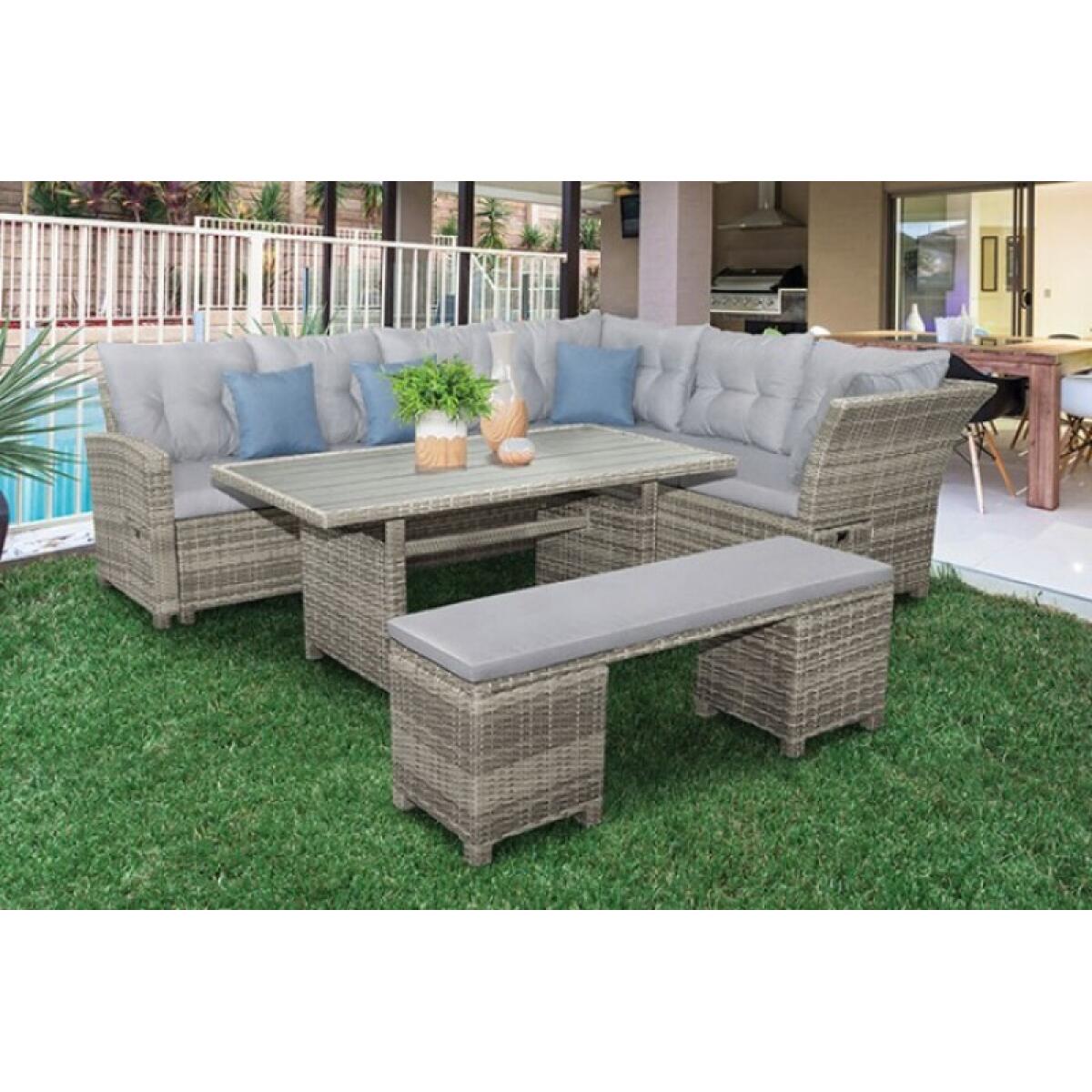 Malia 5 Pc. Sectional Set w/ Bench - Image 3