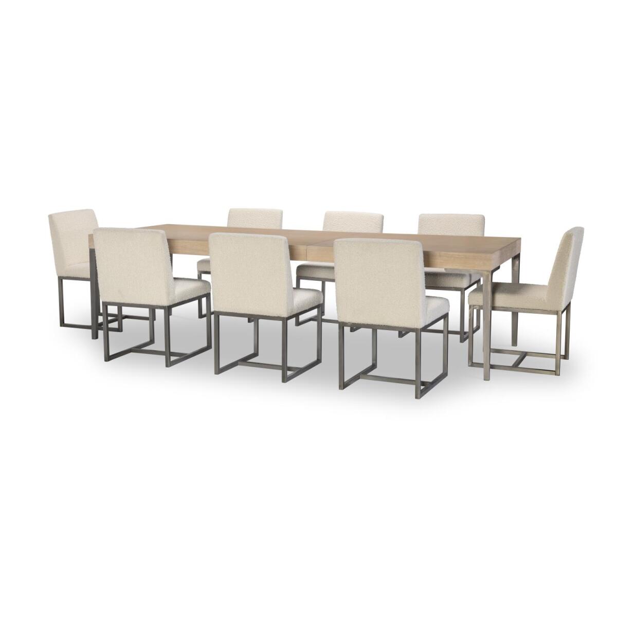 Complete Leg Table With One Leaf Dining Sets Brown 10