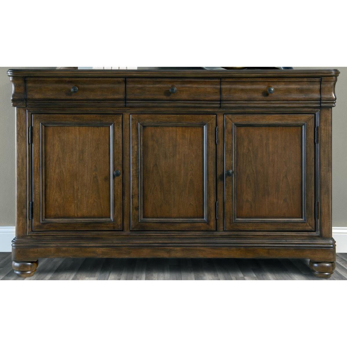 Credenza Dining Storage Brown 9