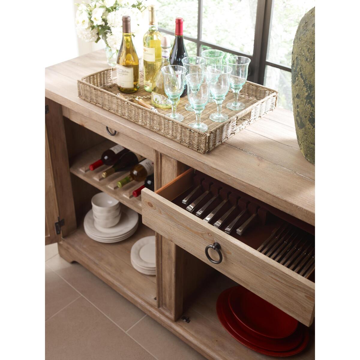 Buffet Dining Storage Brown 5