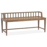 Lindon Arm Bench w/Low Back