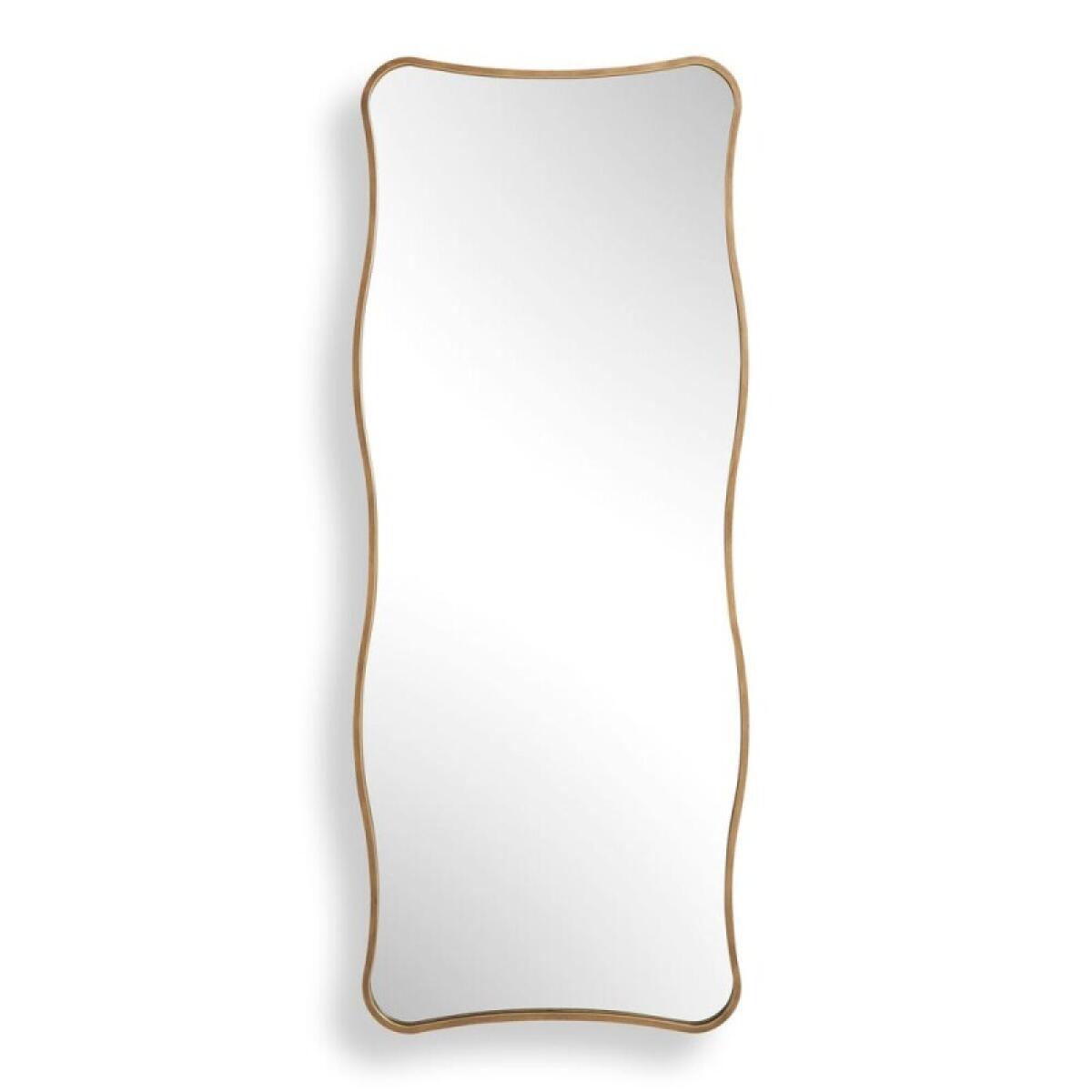 Pavia Tall Mirror, Gold - Image 2