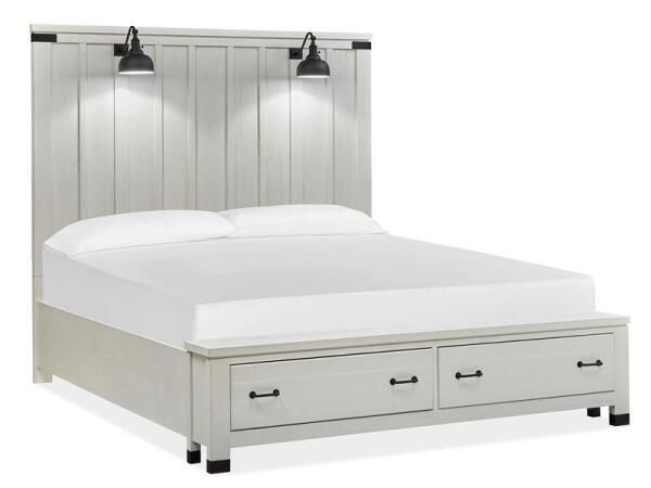 Harper B5321-64A Complete King Panel Storage Bed - Image 2