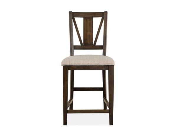 Westley Falls Counter Chair w/Upholstered Seat (2/ctn) Chairs & Benches Brown 16