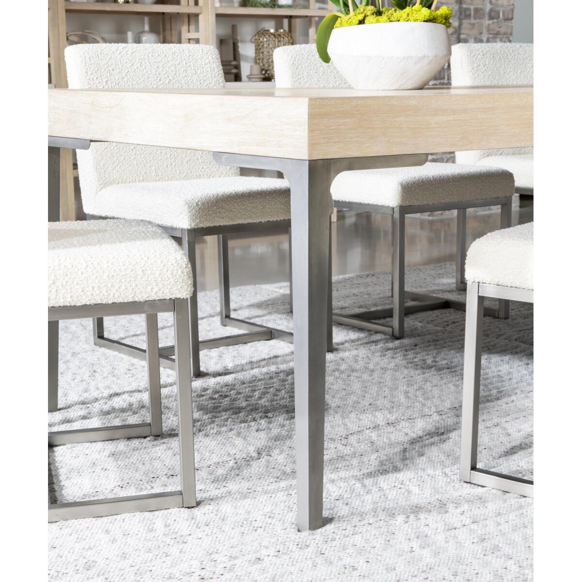 Complete Leg Table With One Leaf Dining Sets Brown 15