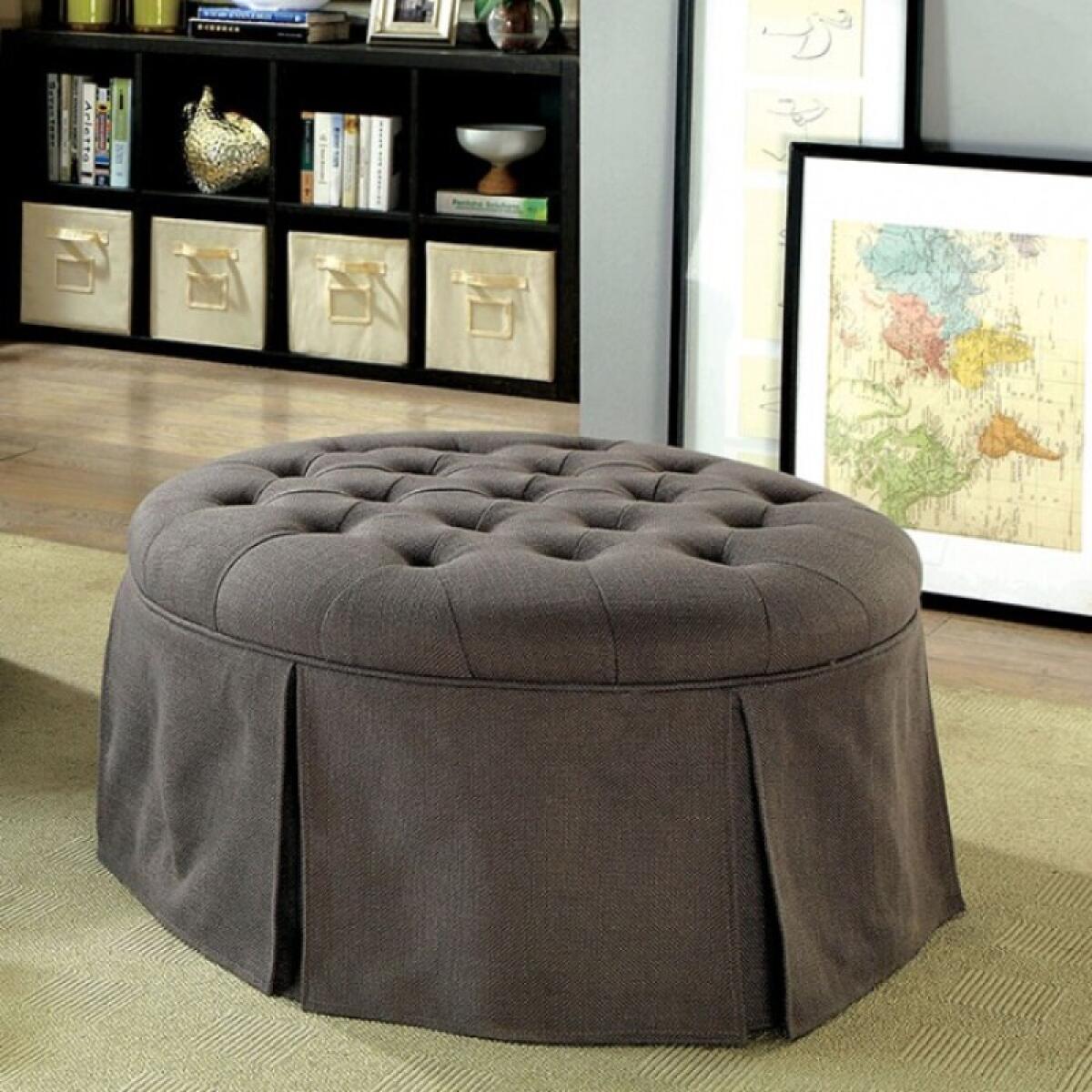 Claes Round Ottoman - Image 2
