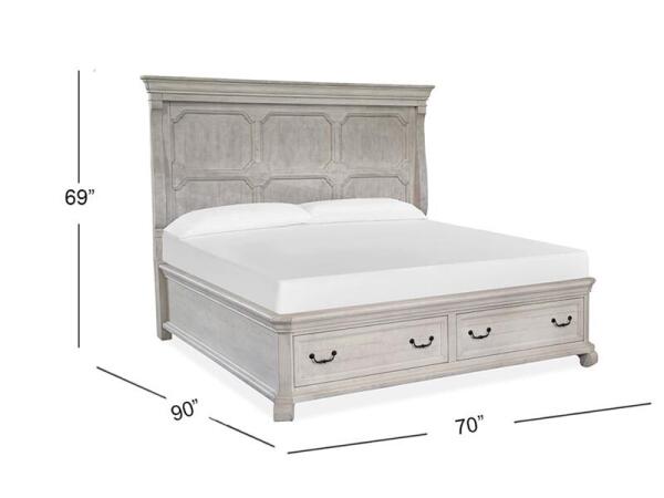 Bronwyn Complete Queen Panel Storage Bed - Image 4
