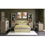 Complete Panel Bed 46 Weathered Oak Finish Youth Beds Brown 17