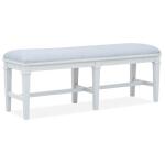 Charleston Bench w/Upholstered Seat – Grey Chairs & Benches Chairs & Benches 2