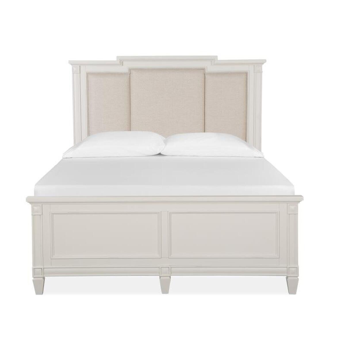 Willowbrook Complete Queen Panel Bed w/Upholstered Headboard Beds Beds 4