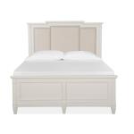Willowbrook Complete Queen Panel Bed w/Upholstered Headboard