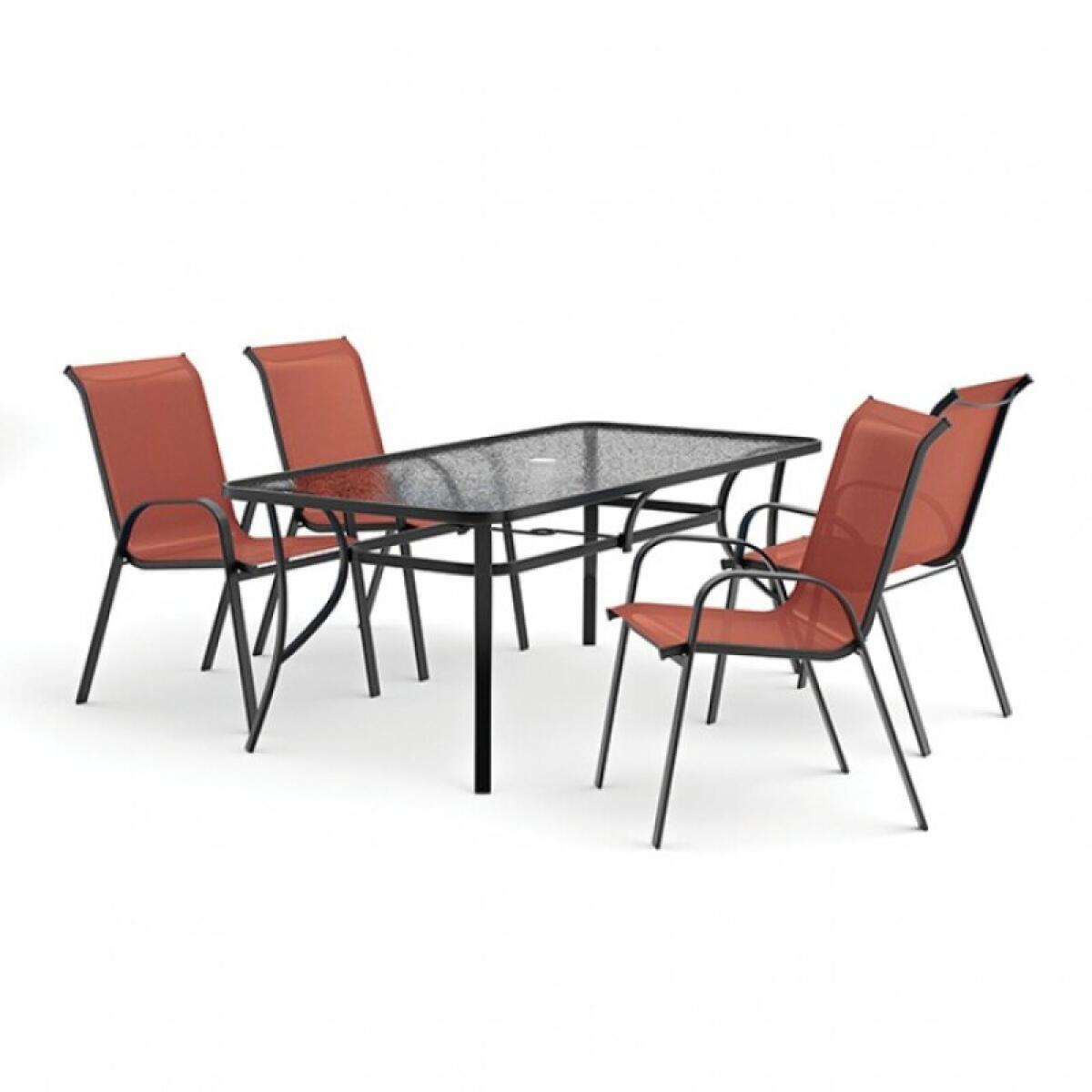 Pierro 5 Pc. Outdoor Dining Set Outdoor Sets Furniture of America 4