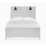 Complete Queen Lamp Panel Bed with Regular Rails - Image 6
