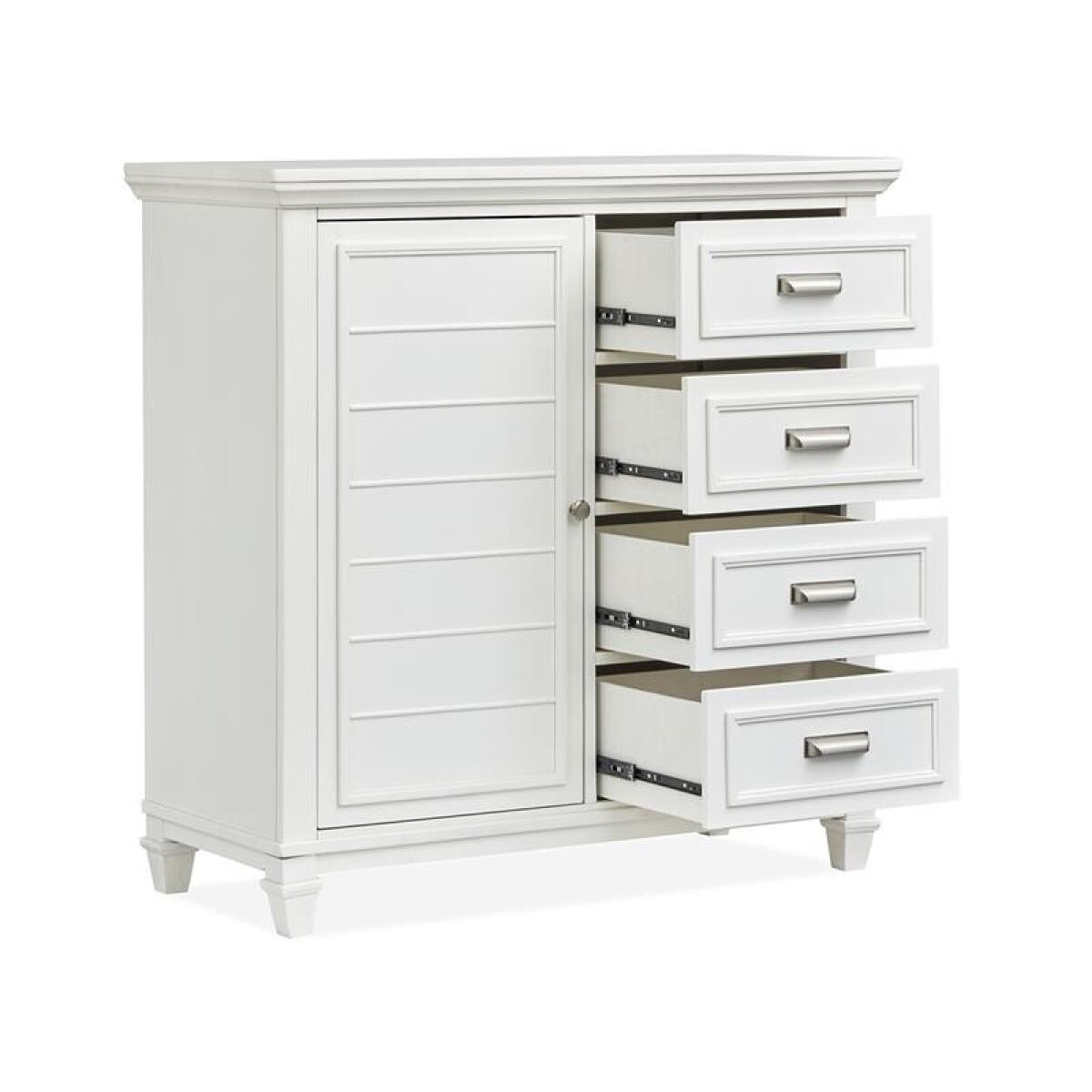 Charleston Door Chest – White Chests Chests 5