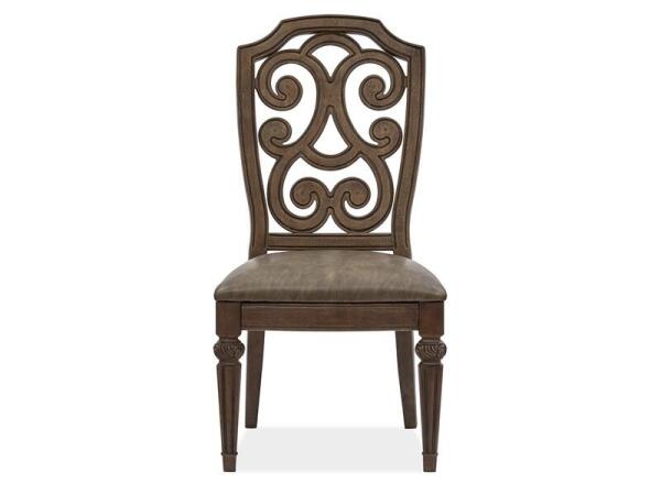 Durango Dining Side Chair w/Upholstered Seat (2/ctn) Chairs & Benches Brown 12