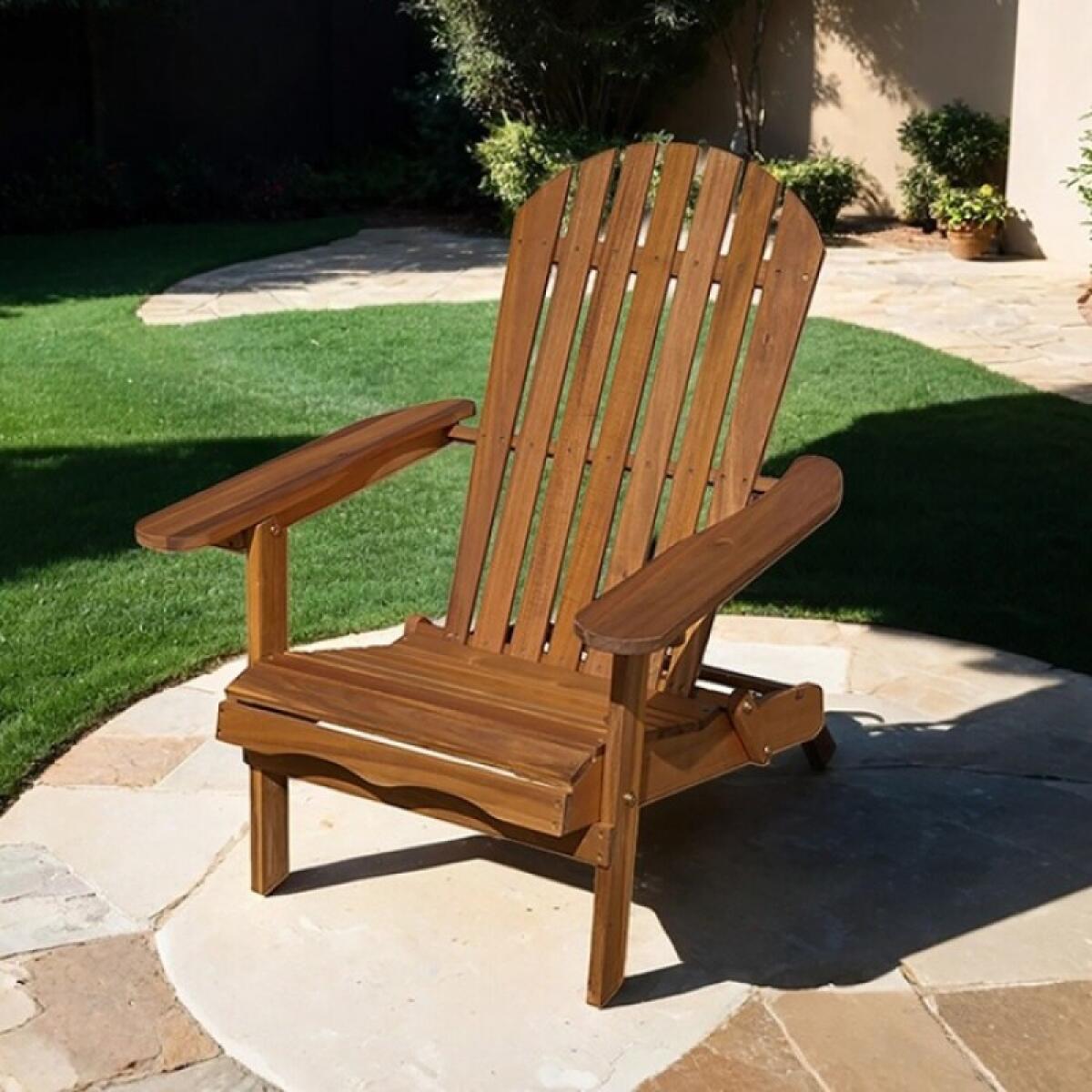 Elk Adirondrack Chair Outdoor Chairs Brown 4