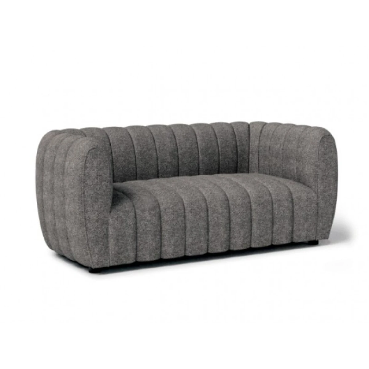 Aversa Loveseat Loveseats Charcoal Gray 6