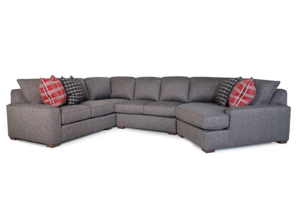 Armless Sofa 8103-16 Sofas Gray