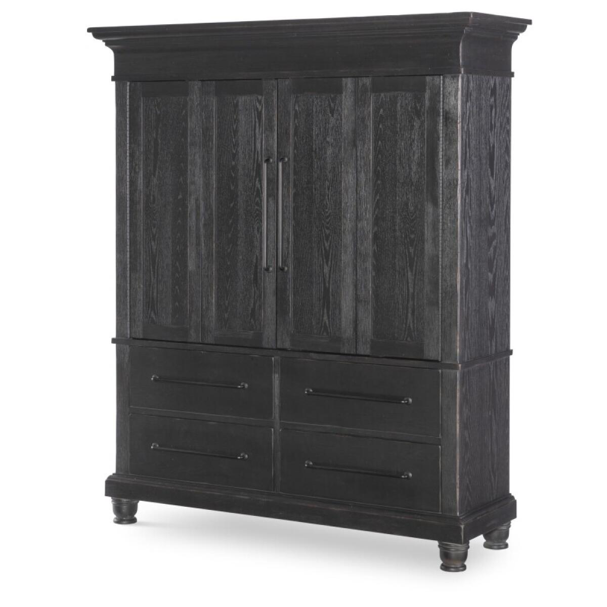 Armoire 4-drawers Dressers Black 4