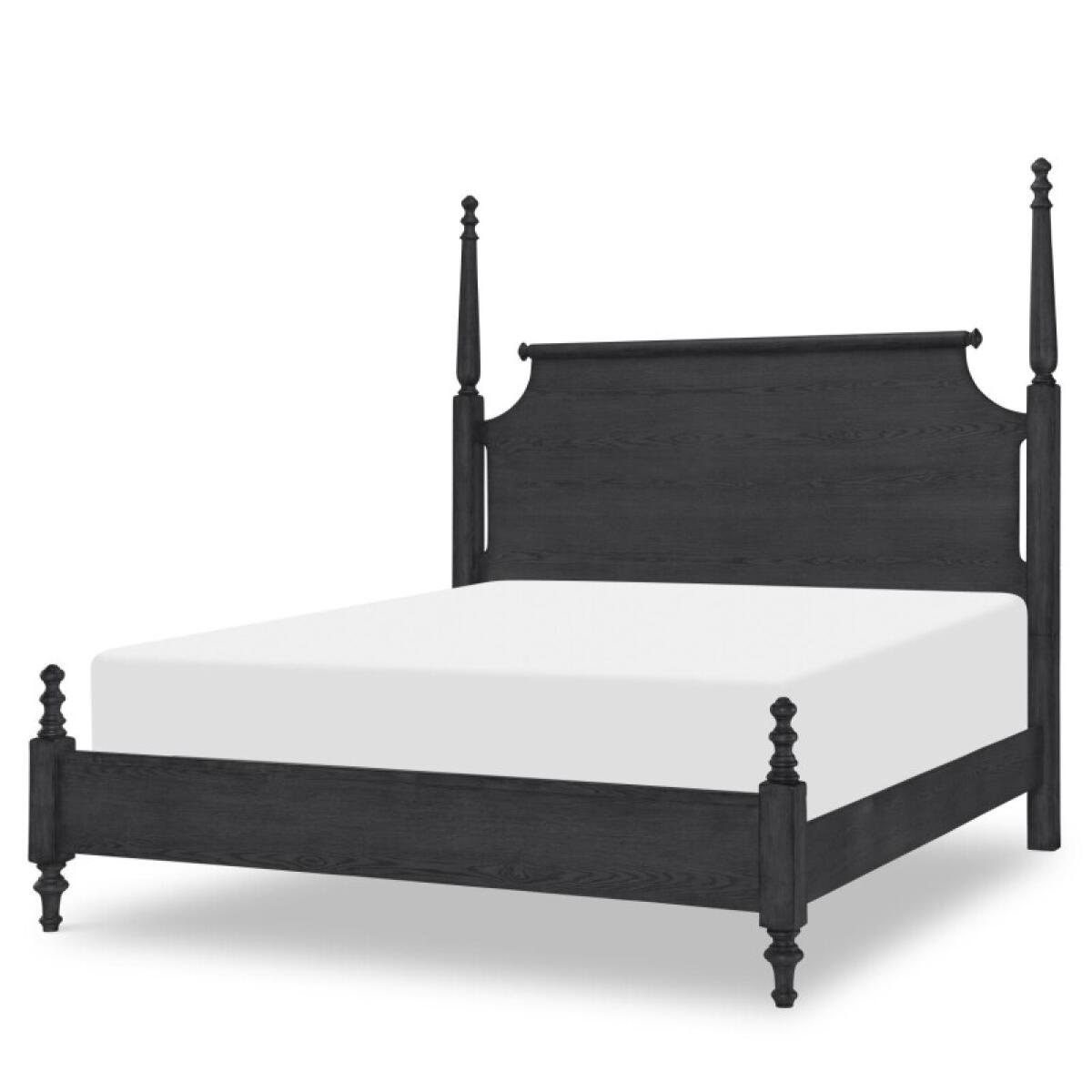 Complete High/low Poster Bed 5/0 Queen Kettle Black CLH4011-4605K - Image 4