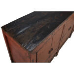 Large Antique Amber Sideboard Dining Storage Brown 11