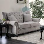 Winslow Love Seat w/ Center Console Loveseats Brown 2