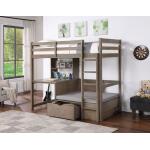 Callistus Twin/Workstation Loft Bed Youth Beds Brown 10