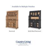 Complete Hutch And Server Dining Storage Barnwood Oak 24