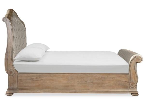 Marisol Complete King Upholstered Sleigh Bed Beds Beds 22