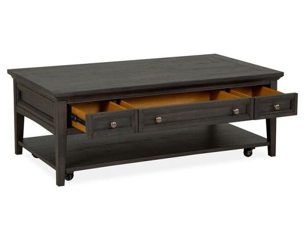 Westley Falls Rectangular Cocktail Table w/Casters - Image 9