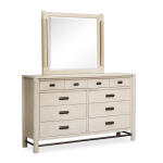 Sunset B5783-2040 Drawer Dresser with Landscape Mirror - Image 3