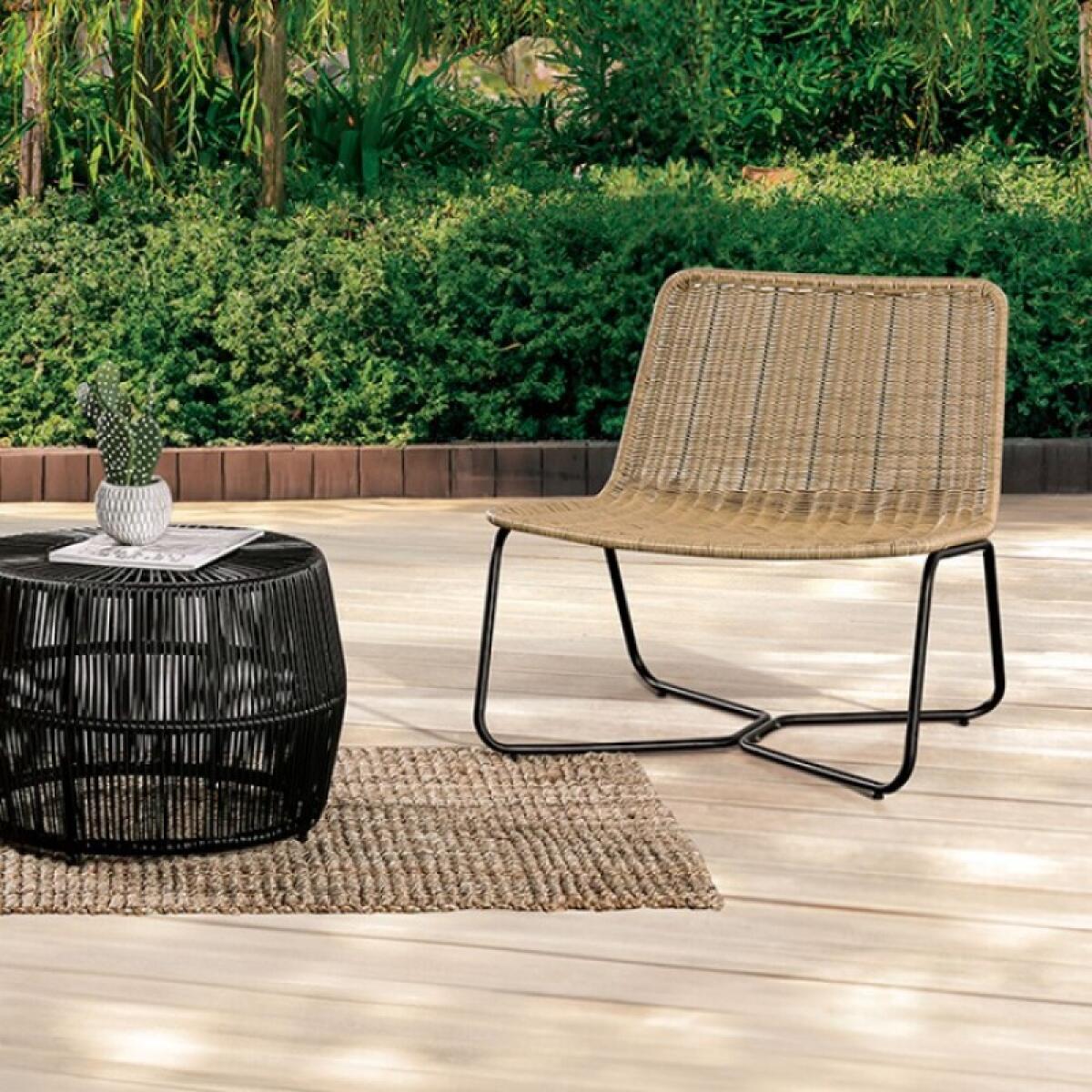 Sarabi 3 Pc. Conversation Set Outdoor Sets Black/Natural 3 Sarabi 3 Pc. Conversation Set Outdoor Sets Black/Natural 3