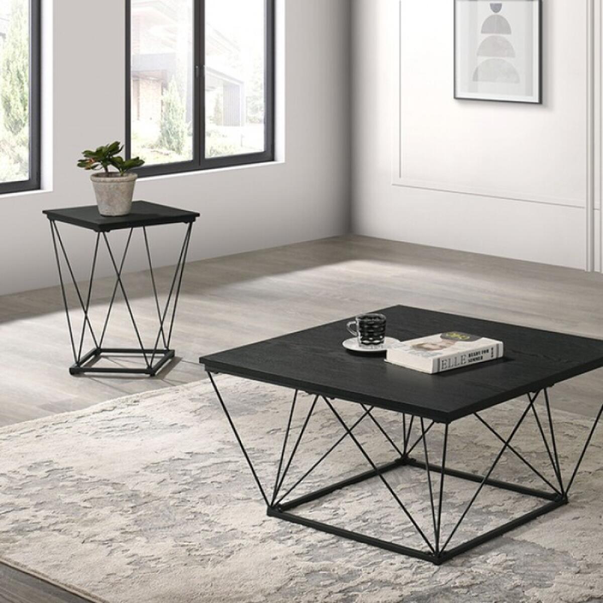 Whetstone 3 Pc. Table Set Table Sets Black 4