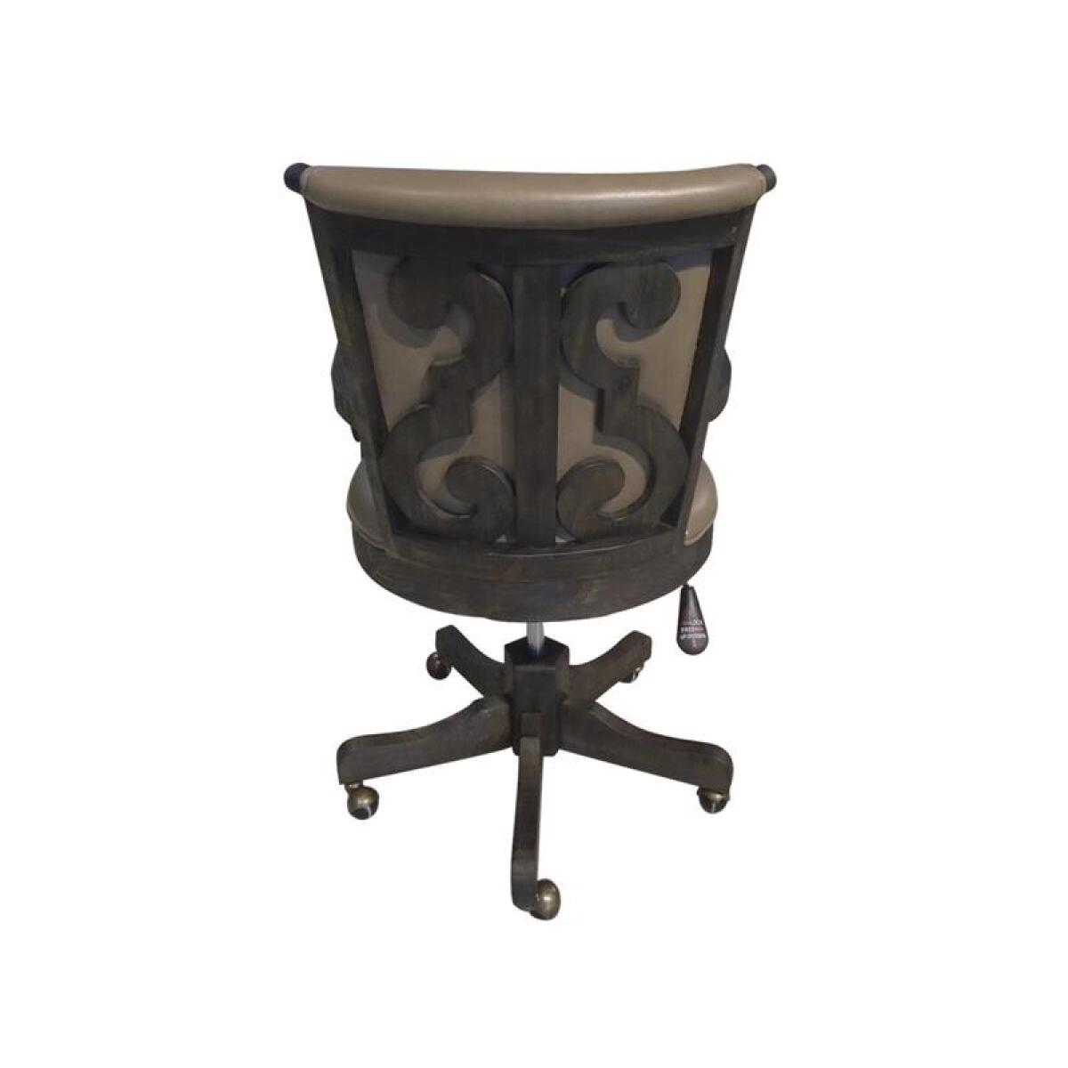 Bellamy Fully Upholstered Swivel Chair Office Chairs Brown 5