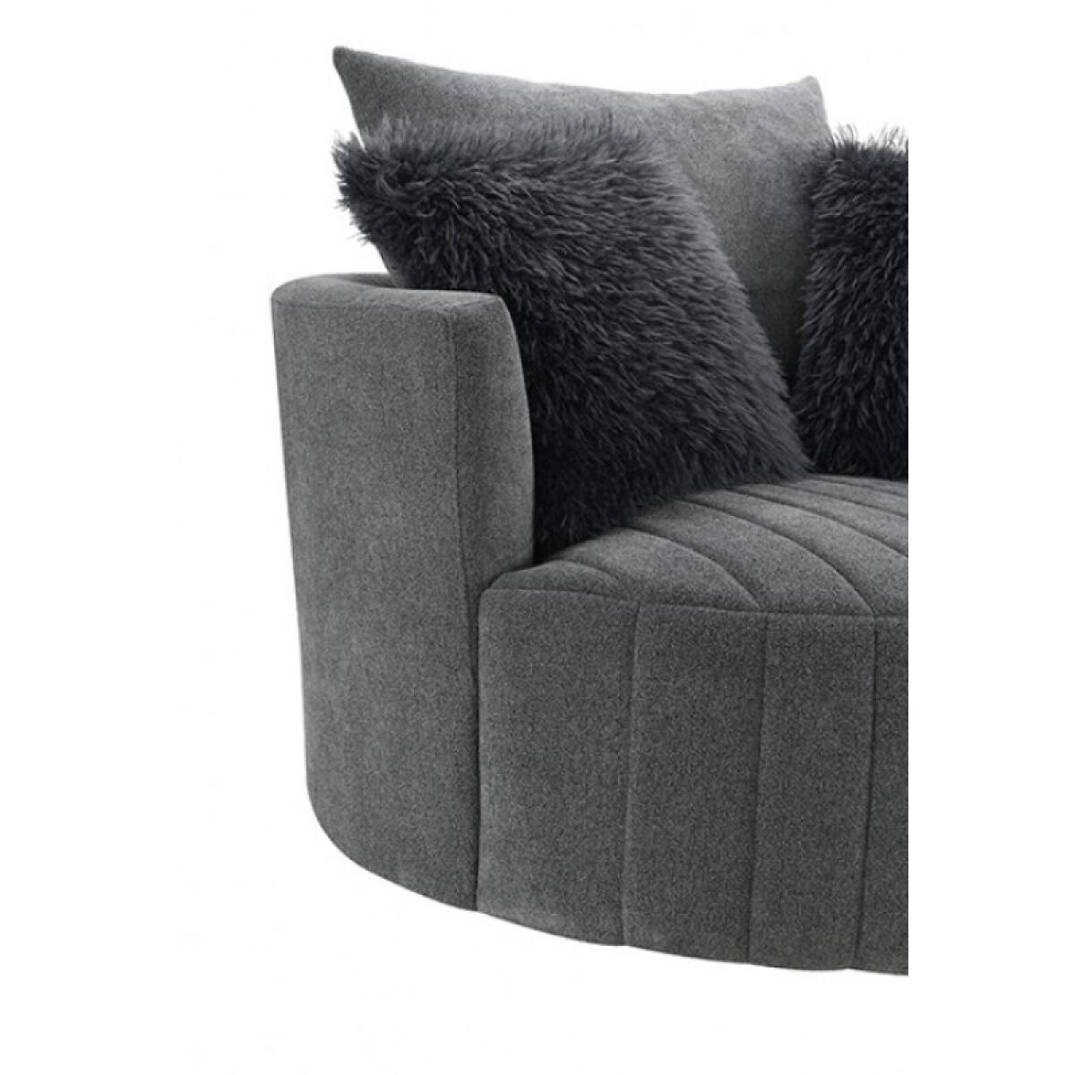 Hoople Channel Tufted Swivel Chair - Image 9