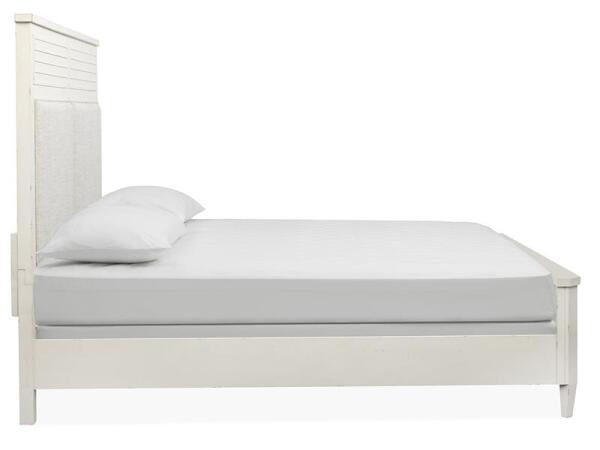 Echo Isles Complete Queen Panel Bed w/Upholstered Headboard - Image 3