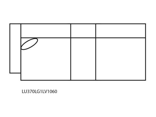 P1 Laf Glider Loveseat With Console, And One 18″ Pillow Loveseats Brown