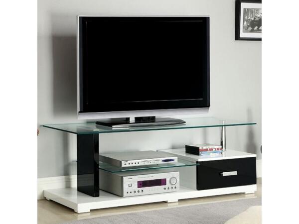 Egaleo TV Console Entertainment Stands Black/White