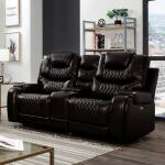 Marley Power Love Seat Loveseats Brown 8