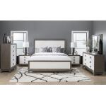 Nightstand - 3 Drawers -midnight/white Cloud - Image 7