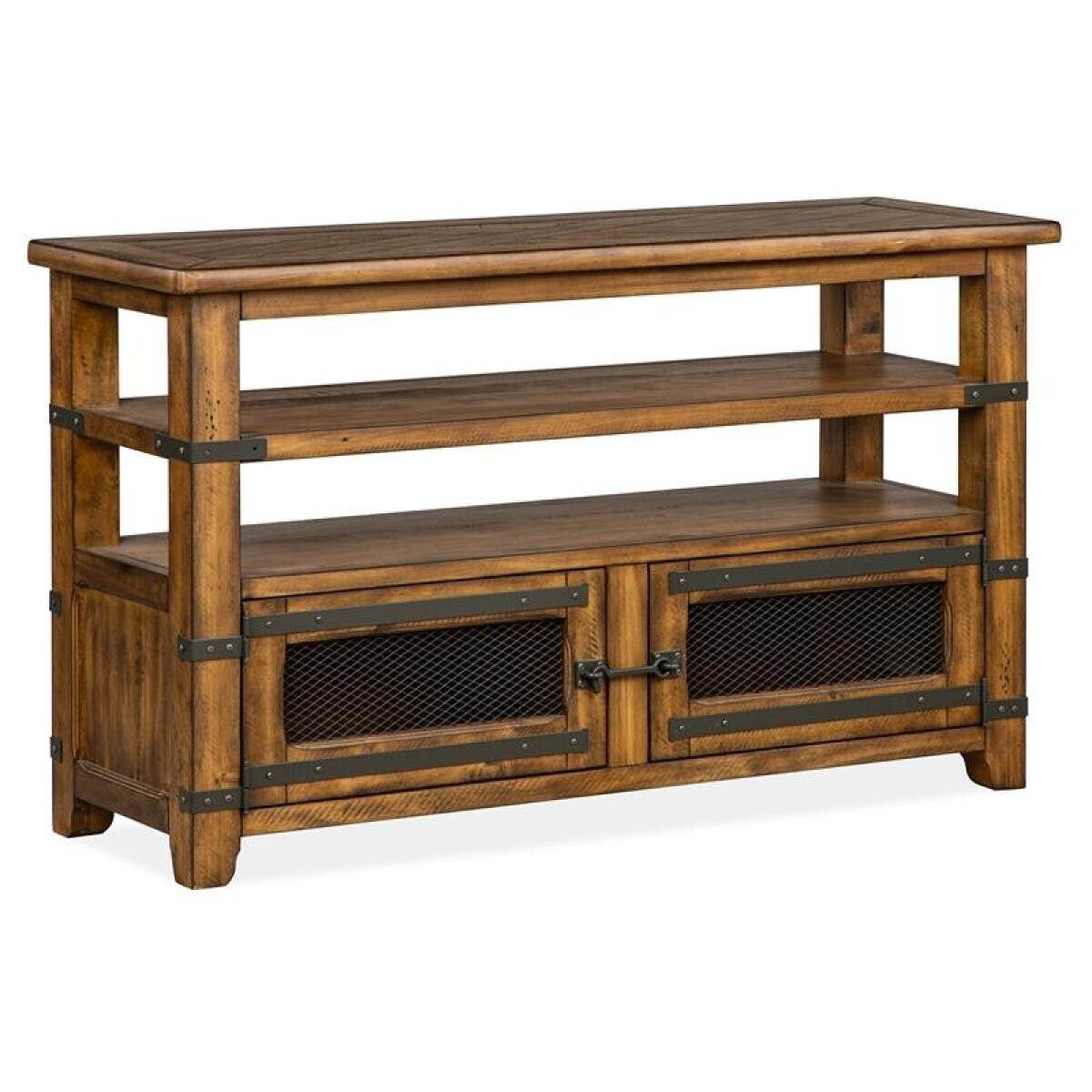 Chesterfield Rectangular Sofa Table Sofa Tables Brown 4