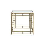 Gold Cubes Side Table End tables End Tables 10
