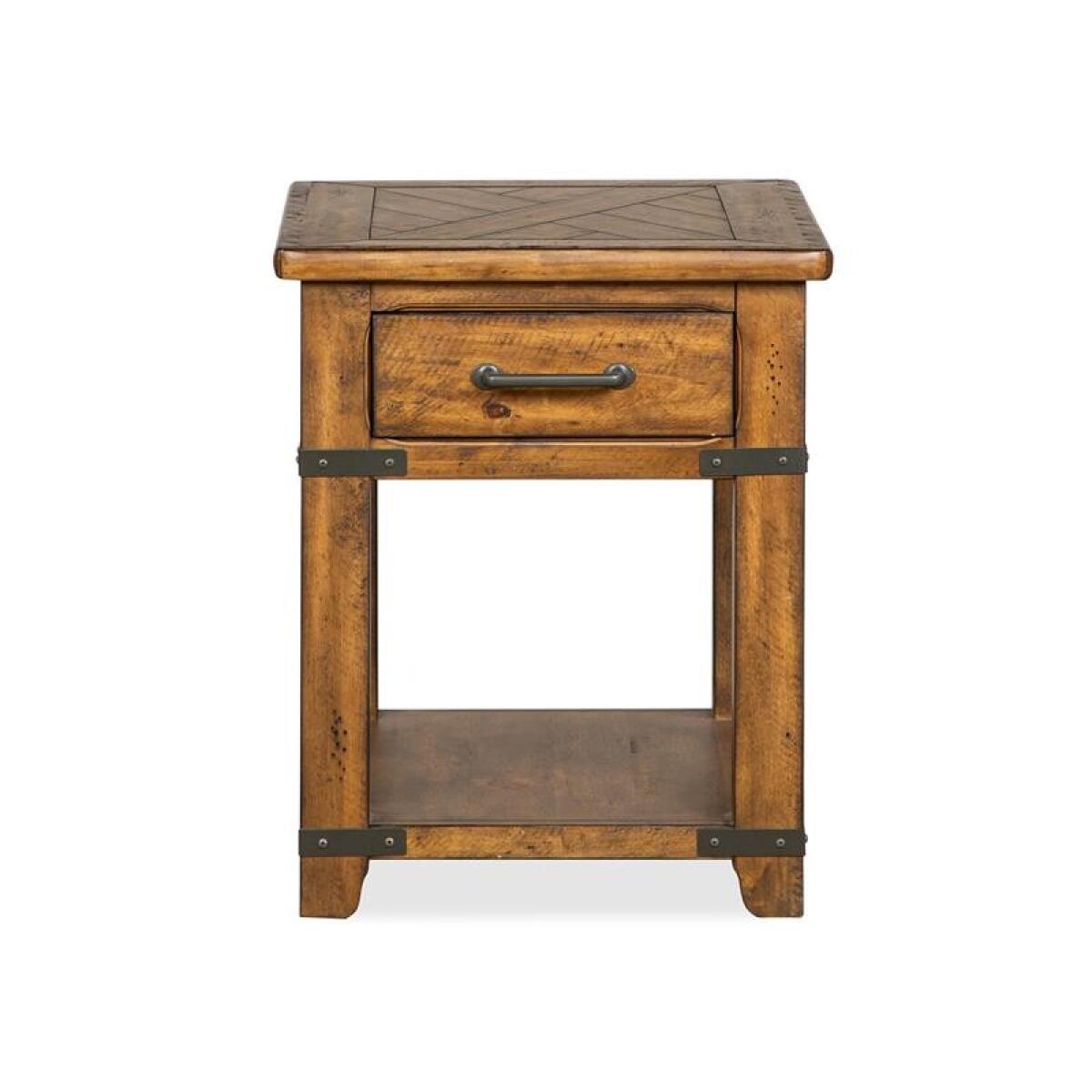 Chesterfield Rectangular End Table - Image 13