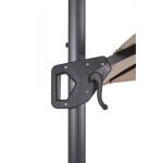 Fida 8 Ft Square Umbrella w/ Double Top + 37" Large Base - Image 7