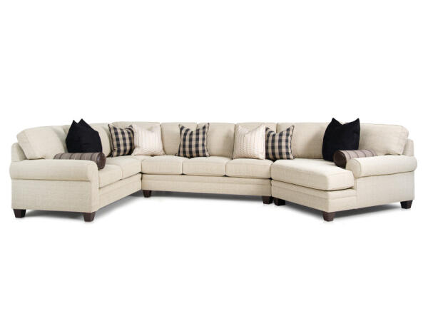 Armless Sofa 5301-16 Sofas Cream