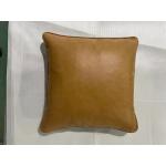 Leather Accent Pillow
