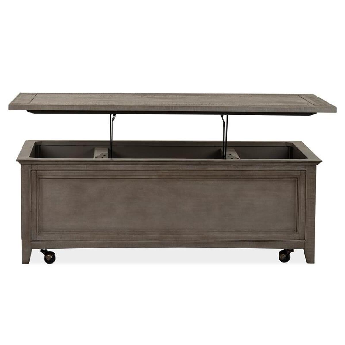 Paxton T4805-50 Lift Top Storage Cocktail Table w/Casters - Image 3