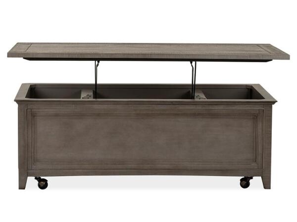 Paxton T4805-50 Lift Top Storage Cocktail Table w/Casters - Image 3